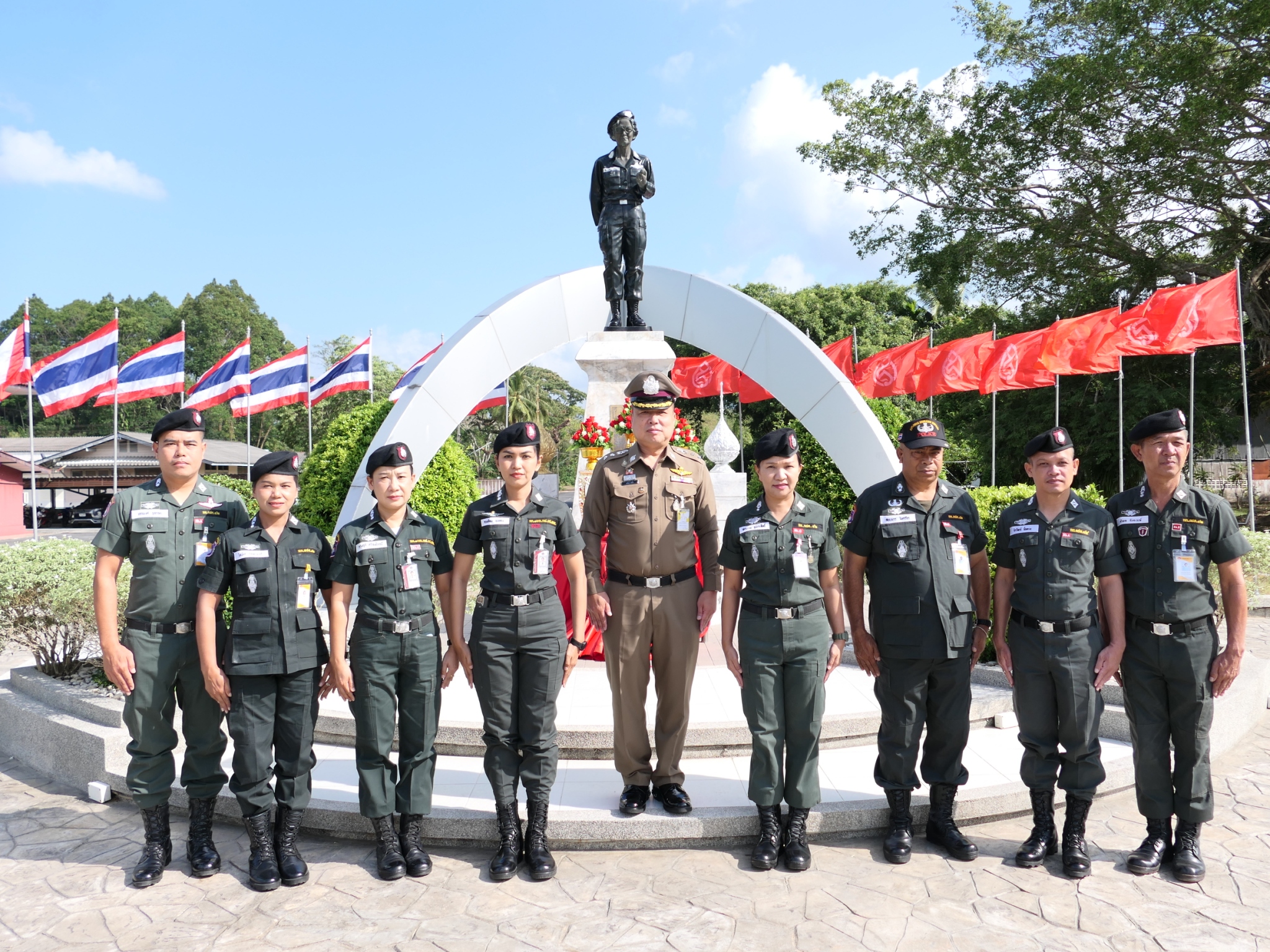 พ.ต.อ.อนันต์ ลำน้ำ รอง ผบก.กฝ.บช.ตชด. เดินทางมาตรวจเยี่ยมและสังเกตการณ์ การตรวจราชการของ กองการตรวจสอบภายใน ๓ กองการตรวจสอบภายใน ๑ สำนักงานตำรวจเเห่งชาติ ณ กก.๘ บก.กฝ.บช.ตชด.