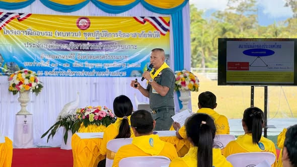 ฝึกอบรม (ทบทวน) ชุดปฎิบัติการจิตอาสาภัยพิบัติประจำปีงบประมาณ ๒๕๖๙       ณ องค์การบริหารส่วนตำบลบ้านเกาะ อำเภอพรหมคีรี จังหวัดนครศรีธรรมราช