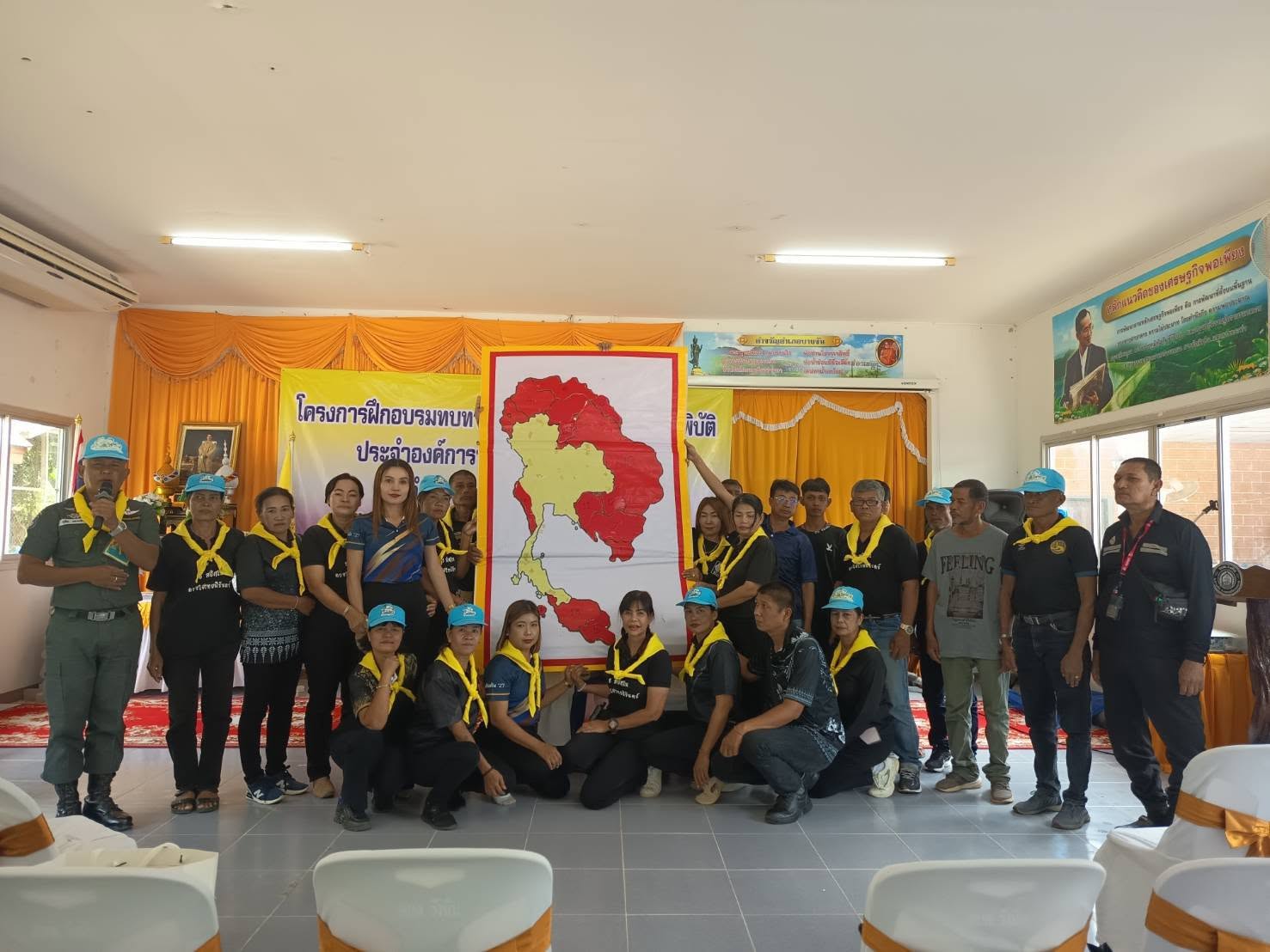 ร่วมโครงการฝึกอบรม (ทบทวน)ชุดปฎิบัติการจิตอาสาภัยพิบัติ  ประจำปีงบประมาณ ๒๕๖๙