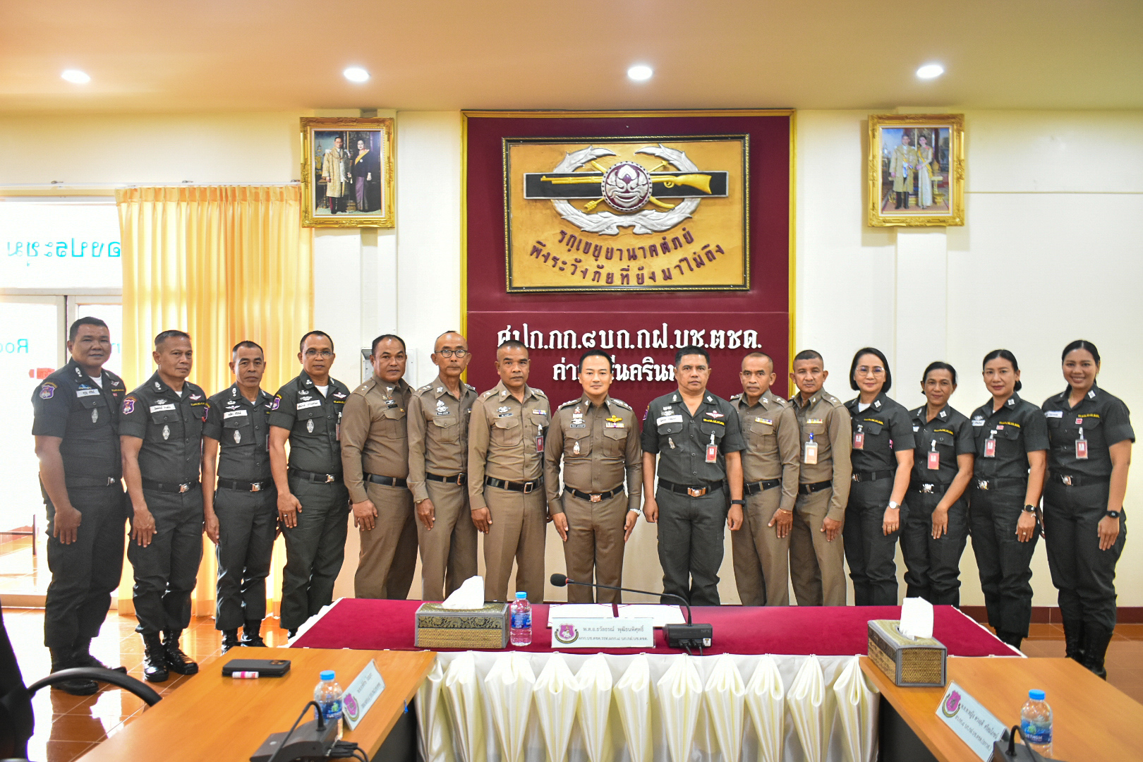 พิธีประดับยศและให้โอวาทข้าราชการตำรวจชั้นสัญญาบัตร