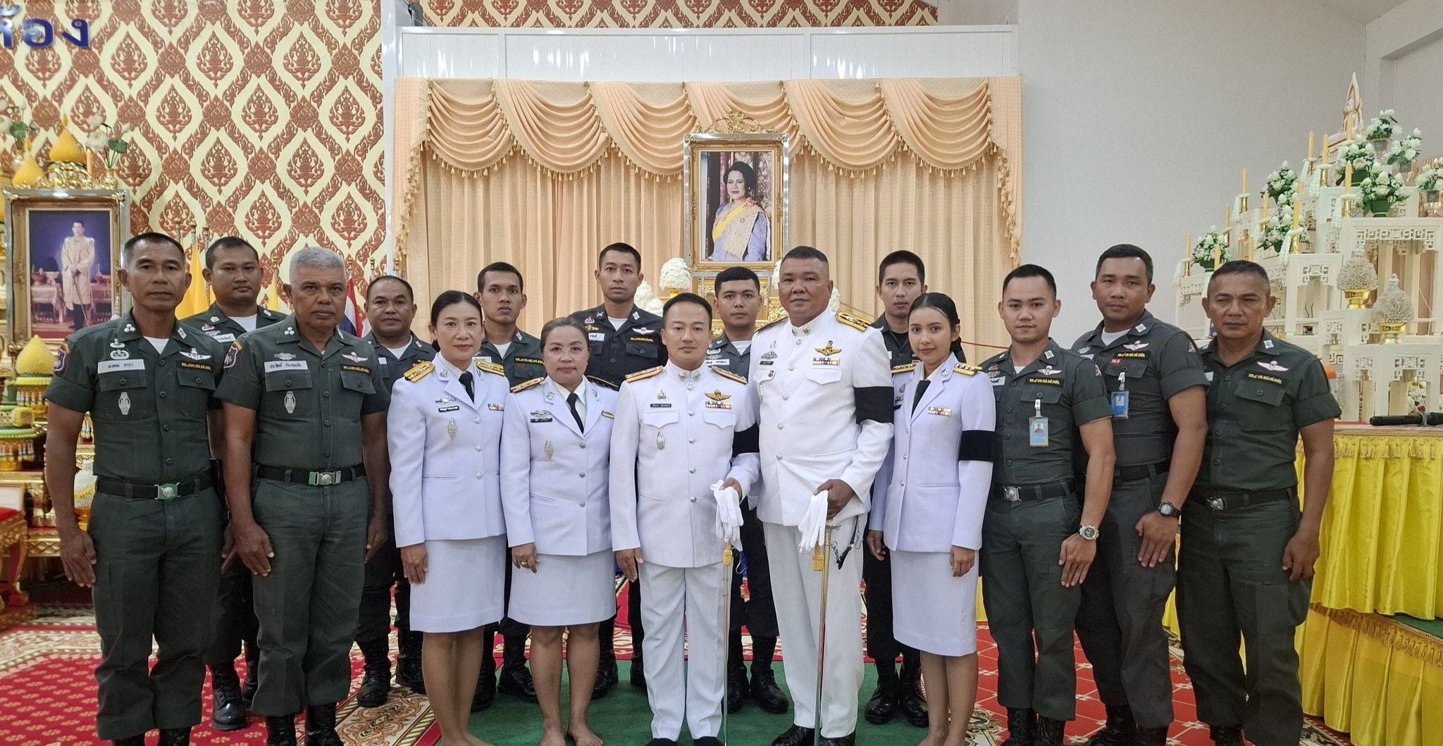 ร่วมพิธีบําเพ็ญกุศลสัตตมวาร (๗ วัน) ถวายพระราชกุศล สมเด็จพระนางเจ้าสิริกิติ์ พระบรมราชินีนาถ พระบรมราชชนนีพันปีหลวง